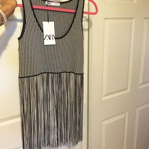 Zara tassel top